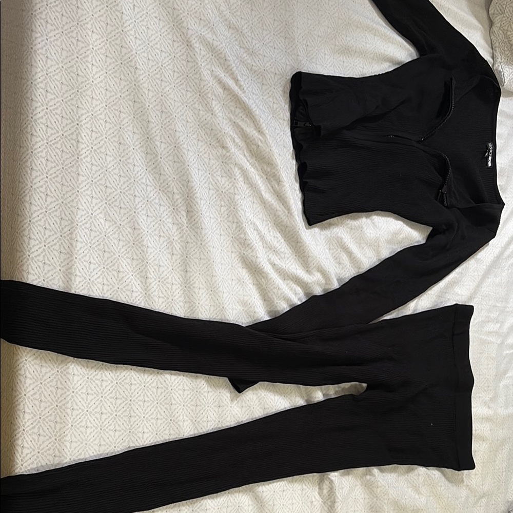Fashion Nova Black Skinny Jumpsuit